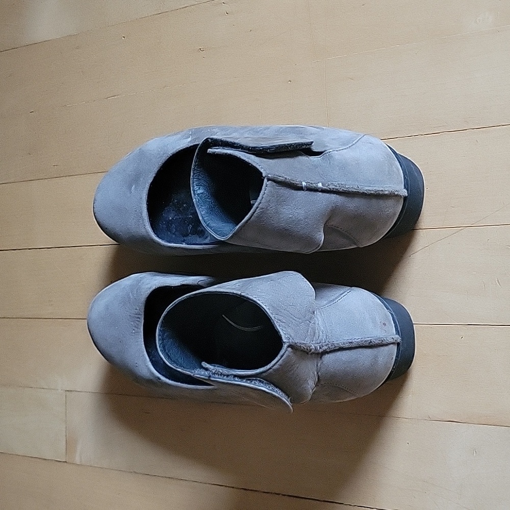 Dansko Grey Suede Ankle Strap Maryjane Ballet Shoe - 36/6 - Picture 3 of 8